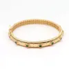 Fashionabla retro eleganspalace stil smycken guld pläterad inlagd grön halo sten öppningsarmband domstol borstad armband