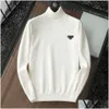 Herrenpullover Designer Sweater Klassische gestickte Logo gestrickt Jumper Hoodies Damen Sweatshirts Turtle Neck Asian Größe S-3xl Strick Dr. Otav6