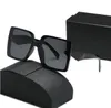 Büyük Kare Tasarımcı Güneş Gözlüğü Kadın Erkek Goggle Beach Güneş Gözlük Moda Çerçeve Siyah Güneş Gölgeleri gözlükler Gözlükler Sürüş Gözlükler