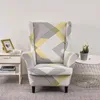 Coperture per sedia 2 pezzi/set di copertura ala jacquard elastico divano ala alattiera poltrone a prova di polvere slipcover non slip mobili protettore casa