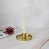 Candle Holders 2Pcs Tea Cup Shape Iron Candlestick Home Indoor Decorative Vintage Holder For Wedding Table Decor Desktop Accessories
