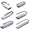 USB HUB 3.0 Tipo C Hub 7 in 1 Adattatore multiplotter OTG Stazione di docking pratica ad alta velocità universale per Xiaomi Lenovo MacBook Pro 13 15 PC Accessori per computer