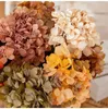 Fiori decorativi artificiale ortensia seta fiore decorazione in plastica disposizione arredamento per la casa