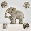 Figurines décoratines Éléphant statue nordique décor de maison sculpture animale figurine esthétique salon ornement décorations de table moderne