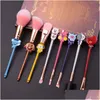 Makeup Brushes Cosmetic Brush Set Cartoon 8pcs Cute Fairy Eye Shadow Eyebrow Foundation Powder B Tool Drop Delivery Health Beauty to Dhegq