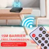 Récepteur Bluetooth 5.0 NFC avec télécommande Disque T10U Playant RCA Music Receiver Aux Wireless Car Bluetooth