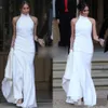 Skromne proste i czyste sukienki ślubne syreny 2018 Książę Harry Meghan Markle Suknie ślubne