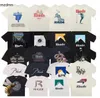 Designer T -shirt zomerheren t -shirt dames rhude shirt voor mannen tops brief polo shirt borduurwerk t -shirts kleding korte mouwen t -shirt grote T -stukken