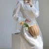 Vestidos casuais 2024 Summer elegante doce avançado artesanato 3d estilo chinês cheongsam skirtspring douring coletor de piquenique vestido de piquenique