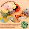BUDDUR Cute Animal Crochet Knitting Kit With Instructions And Cotton Yarn Thread For Beginner Doll Making Non-finished Material 240510