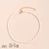 Ywzixln Trend Elegant Jewelry Wedding Big Pearl Necklace for Women Fashion White Imitation Choker N0179 240429