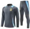 2024 2025 Argentina Tracksuit Soccer Jersey Messis Treinamento Camisa de futebol Maradona di Maria 23/24/25 Men Kit Kit Jerseys Tracksuits Sets Uniform