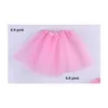 Jupes 14 couleurs de la qualité de qualité supérieure couleur enfants tutus jupe robes de danse soft tutu robe ballet 3layers enfants peetkirt vêtements 10p otshz