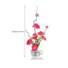 Fleurs décoratives 2pcs Plattre de sashimi simulé Decoration Plum Blossom Plat pour restaurant japonais