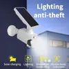 IP -Kameras Ezhen Virtual Solar Safety Camera Bullet wasserdicht im Freien gefälschte Innenüberwachungssystem mit echtem rotem Licht D240510