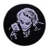 Heath Ledger Joker Emaille Pin Dark Knight Brosche Film Villains Badge