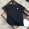 Mens Polos Designer Basic Business S Shirt Fashion France Thirts Therts Assorized Armbrofers Letter Barges Shorts Drop Deliver