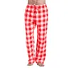 Men's Pants Women Plaid Cotton Loose Ladies Pajama Pyjama Trousers Men Sleep Bottoms Lounge Wear Stretch