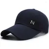 Ball Caps Men's Peak Cap a réglable Sports respirants Long Brim Suncreen Baseball pour hommes Fashion Boy Hat