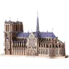 Piececool 3D Metal Puzzles Jigsaw Notre Dame Cathedral Paris Diy Model Building Kits Toys For Adults Födelsedagspresenter 240509