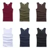 Été plus taille pour hommes habillage de vêtements noirs blancs gris gris singlets sans manches