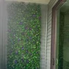Fleurs décoratives Faux Ivy Fence Simulation Grande feuille verte Panneaux extensibles Écran de confidentialité Accessoire pour mur