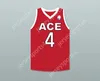 Custom Nay Mens Youth / Kids Austin 4 Ace Family Charity Basketball Jersey Top cousé S-6XL
