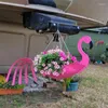 Vazolar Renkli Flamingo Saksı Hayvan Kuş Asma Sepet Bahçe Parrot Horoz Açık Dekorasyonlar