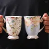 Muggar Royal Cup Ceramic Coffee Mug Set Bone China Milk Simple Advertising Gift Conference Friend Gift