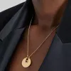 Designer örhängen guldhänge halsband för män kvinnor hoop örhängen lyxiga designers smycken set mode lås kedja länk nya halsband