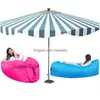 Patio -banken Buitenblokken opblaasbare bankkussen Cam Air Tent Bed Slee Bag Lazy Beach Matras Vouw Lounger stoel Tuin Furnitur DHBQ7