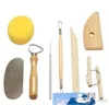 8pcSset Kit d'outils réutilisables DIY Pottery