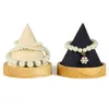 Bijoux Sachets Cone Shape Display Stand Bracelet Bracelet Bracelet Rangement Rackage montrant Exposition du porte-greffe