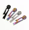 4st Skull Multifunktionell överlevnadsfickverktyg EDC Tool WSpanner Pry Bar Bottle Opener Outdoor Gadgets4662264