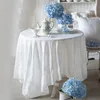 Tiche de table en porcelaine bleu et blanc français en porcelaine brodée jupe imperméable à l'huile étanche à l'huile