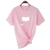 Dames alfabet geprinte t-shirt meisjes patroon Harajuku 2024 katoenen doek zomer mode casual dames y2k top t-shirt 240510