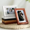 Frames Nordic Creative Small Picture Frame de bureau en bois PO Cadre de conception moderne Décoration murale murale