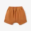 Shorts Baby solid high quality elastic waist shorts with pockets d240510