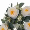 Fleurs décoratives 2pcs Simulate Rose Vine Decoration Wedding Birthday Birthday Party Party Plant Plante Place