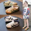 Sneakers Childrens Forrest Gump Shoes and Boys 2023 Spring Autumn New Girls Leisure Sports Mens Treasure Trendy Brand H240510