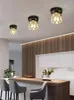 Ceiling Lights Modern Hallway Square Crystal Lamp Indoor For Balcony Corridor Gallery Kitchen Bedroom Plafonnier