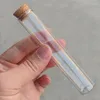 Förvaringsflaskor 22 120mm 30 ml Dragees Glassburkar Little Bottle Test Tube tom parfymbehållare DIY Hantverk Candy Wedding Present