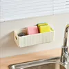 Cuisine Storage Verstime Organisateur Armoire étagère pliante Rack en plastique Plastic polyvalent Sponge Sponge Holder Mur