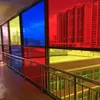 Stickers de fenêtre Red Pet Decorative Colored Transpant Auto-Adhesive Solar UV Protection Film résistant à la chaleur pour la construction