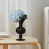 Vases en verre Vase Vase Table maître minimaliste Ornement de bureau décoratif pour le bureau de bureau Armoire de télévision à manger de bureau