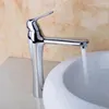 Robinets de lavabo de salle de bain Kemaidi Robinet UK Chrome Polied Basin Mixer Water Tap avec un seul levier Taps Pont monté