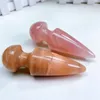 Decorative Figurines Natural Crystal Massage Wand Large Healing Energy Stone Stick As Women Or Man Body Relax Gift 1pcs