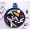 Cosmetic Bags 6 Styles Dstring Bag Large Capacity Travel Portable Lazy Cartoon Make Up Pouch Drop Delivery Health Beauty Makeup Cases Otkbc