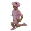 Dancewear Childrens Drama carino piccolo animale rosa Pink Show costumi Delivery Delivery Baby Kids Abbigliamento maternità Cosplay DHS4E