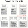 Bedding Sets 3pcs Velvet Duvet Cover Set (1 2 Pillowcase Without Core) Solid Color Autumn And Winter Soft Warm